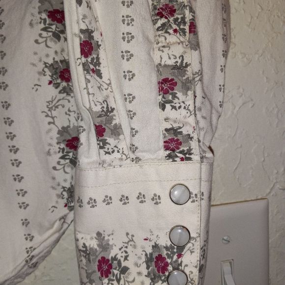 WALLS RANCH WEAR PEARL SNAP BUTTON DOWN LONG SLEEVE SHIRT - Picture 5 of 8